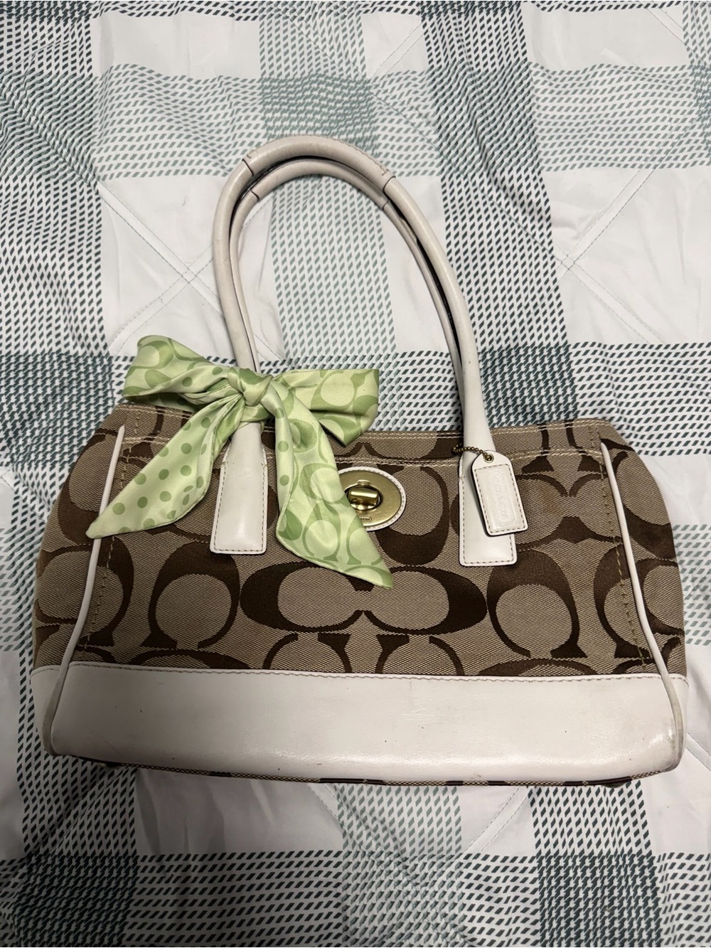 Coach Hamptons Madeline Signature Y2K